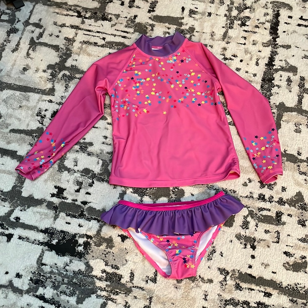 Beautiful Hot pink 2pc swimsuit.